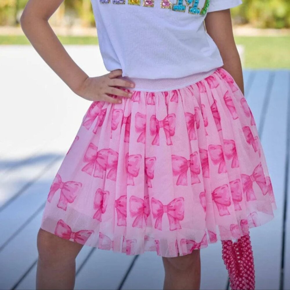 Girls Bow Skirt